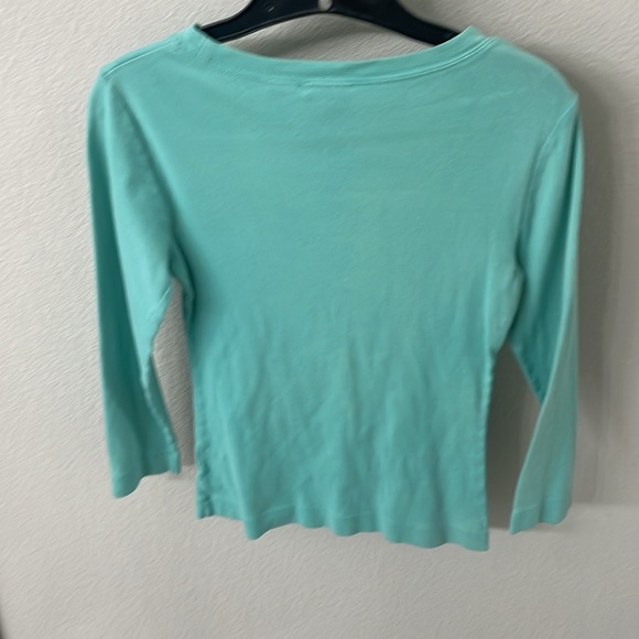 Tory Burch small green tshirt - Picture 4 of 4